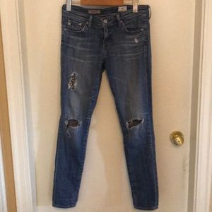 Adriano goldschmied distress jeans